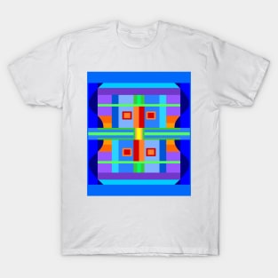 Building with multicolored facade T-Shirt